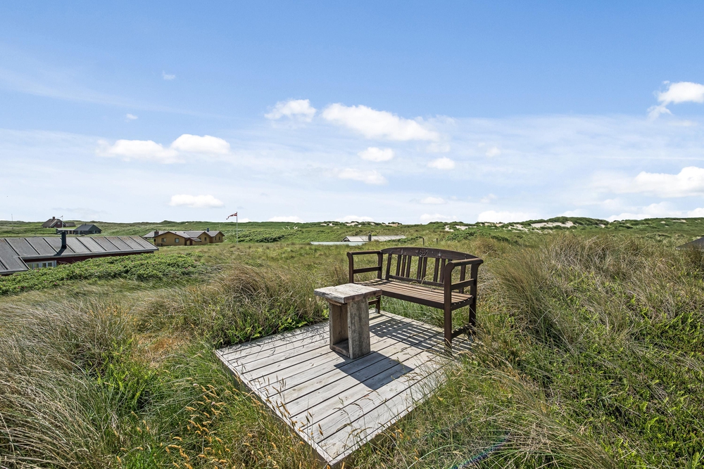 Ferienhaus mit toller Terrasse in der Nähe vom Strand